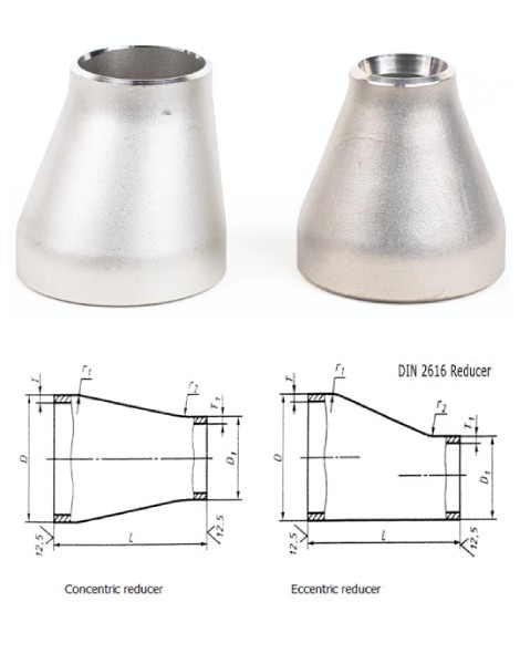 DIN 2616 Reducer Buttweld Fittings