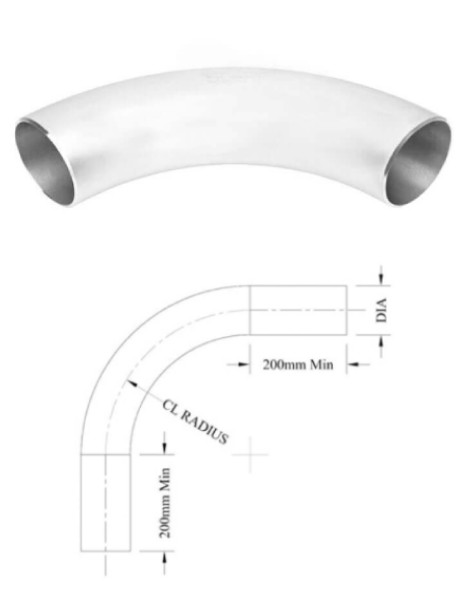 Long Radius Bend Buttweld Fittings