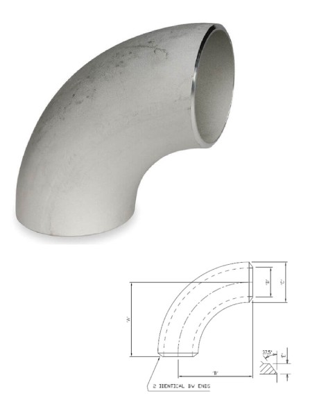 Long Radius Elbow Buttweld Fittings