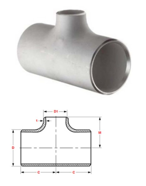 Reducing Unequal Tee Buttweld Fittings